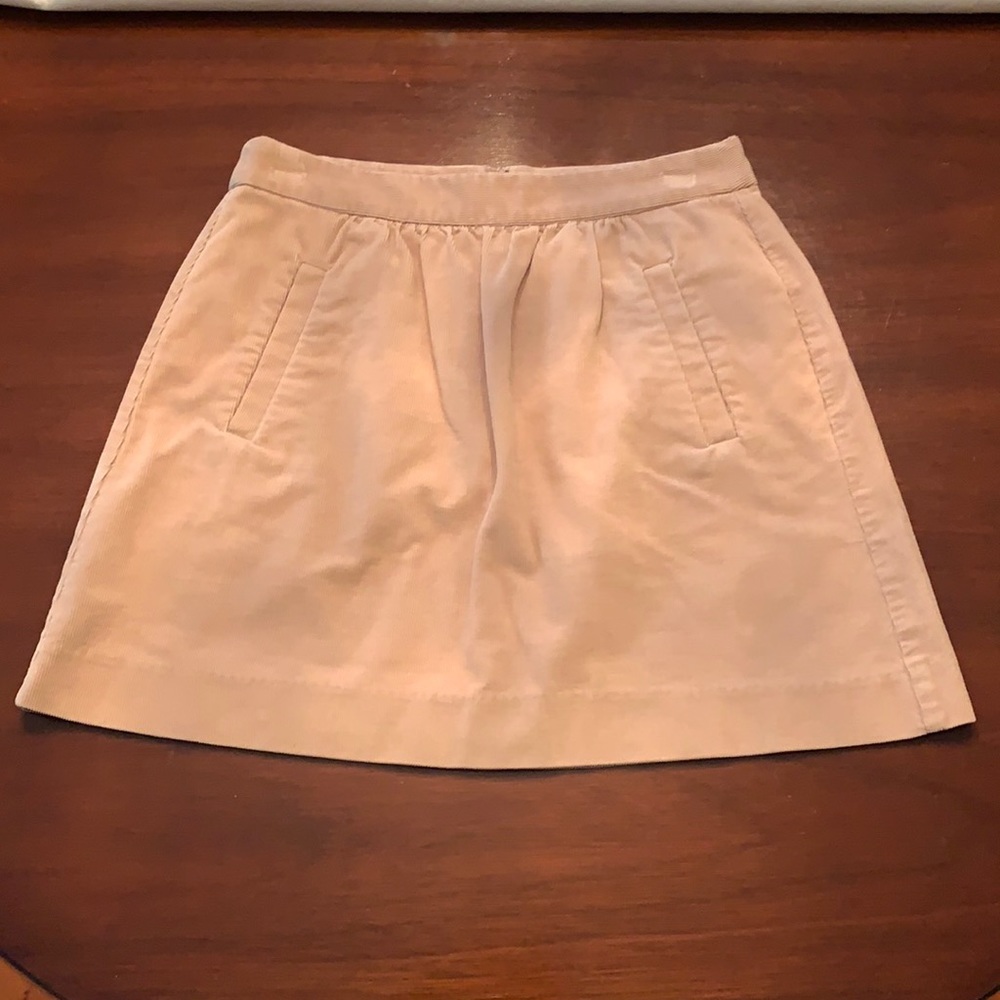 J Crew corduroy skirt size 2